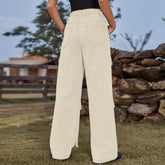 Ausgewaschene Vintage personalisierte Heavy Industry Ribbon Denim Cargohose Freizeithose